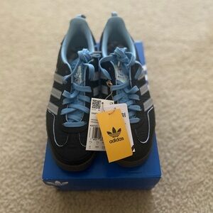 Exclusive City Jeans x Adidas Gazelle Indoor Sneakers.  Size 8